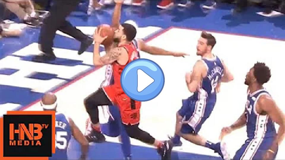 Video thumb: Joel Embiid's impact led to Fred VanVleet's injury during the Sixers vs. Raptors game.