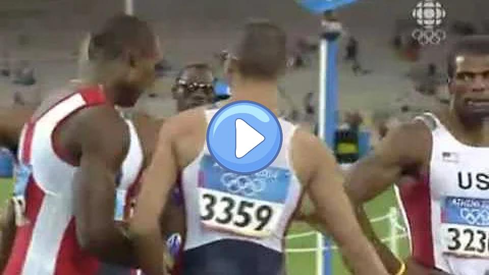 Video thumb: Jeremy Wariner's 400m Final, 44.00 - 2004 Athens Olympics