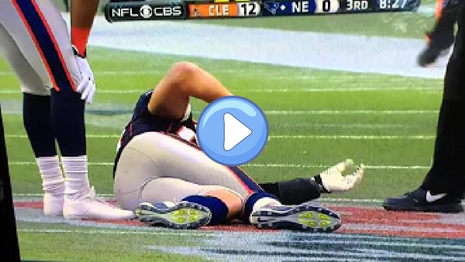 Video thumb: Gronkowski Knee Injury 12/8/13