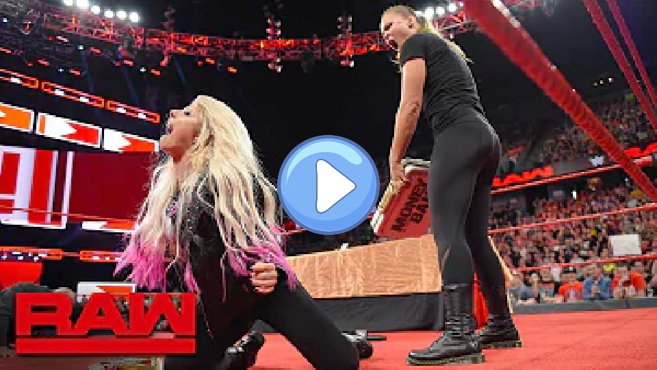 Video thumb: Ronda Rousey is suspended after launching an attack: Raw, June 18, 2018.