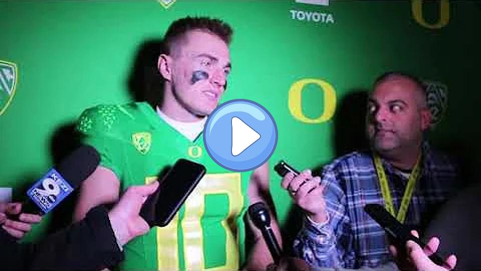 Video thumb: Bo Nix discusses recovering from his injury and defeating Utah.