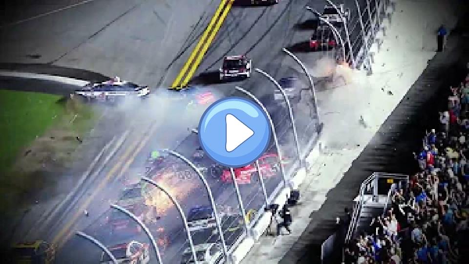 Video thumb: Austin Dillon Catch-Fence Crash at Daytona (Recap)