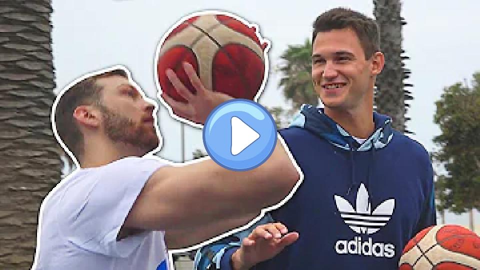 Play video: Can Jordan Kilganon beat NBA player Danilo Gallinari in a shooting contest? Video thumb: Can Jordan Kilganon beat NBA player Danilo Gallinari in a shooting contest?