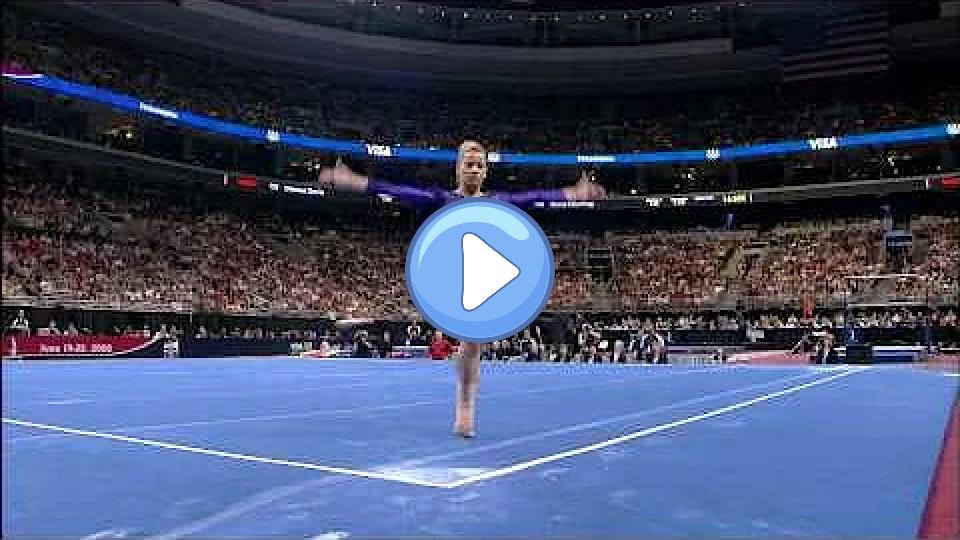 Video thumb: Alicia Sacramone - Floor Exercise - 2008 Olympic Trials - Day 2