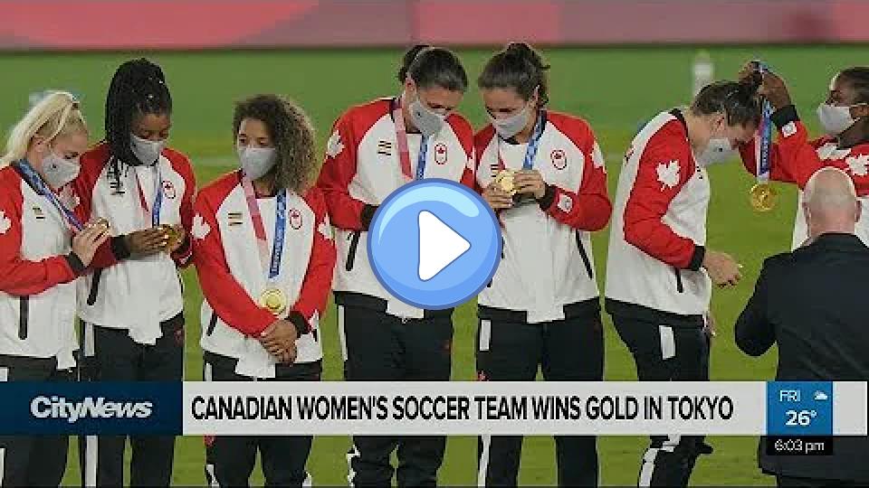 Video thumb: Winnipegger Desiree Scott wins gold in Olympic soccer.