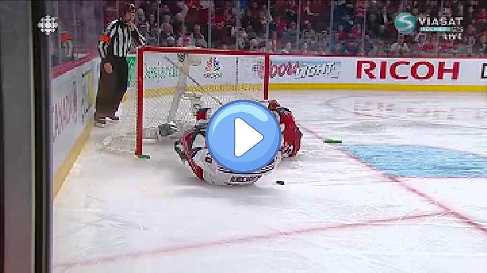 Video thumb: Chris Kreider Crashes into Carey Price