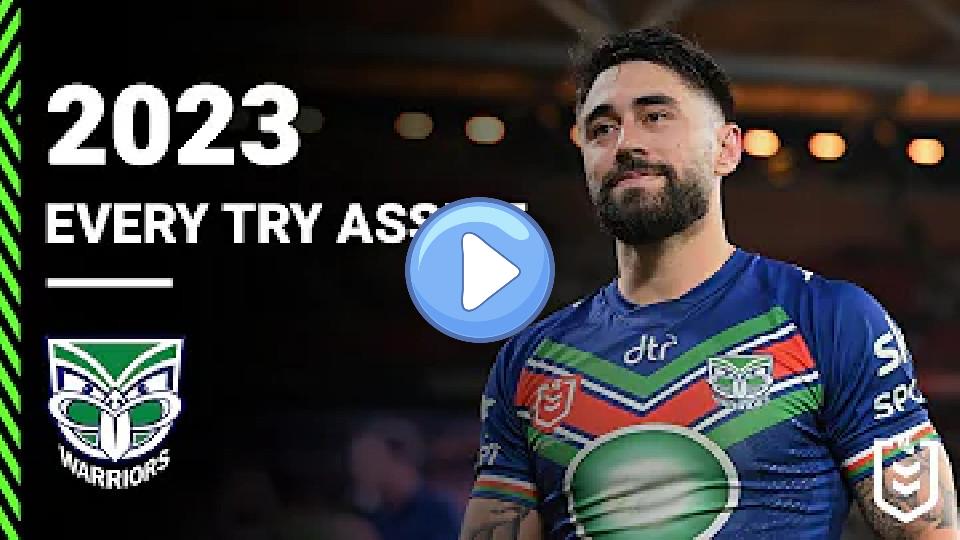 Video thumb: Every Shaun Johnson Try Assist | NRL 2023