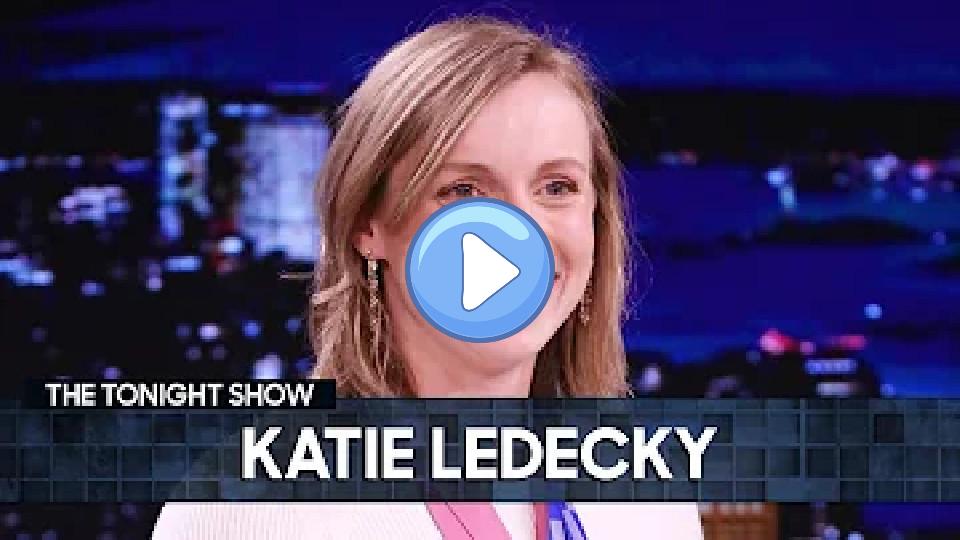 Video thumb: 10-Time Olympic Medalist Katie Ledecky Debunks the Myth About Swimming After Eating | The Tonight Show