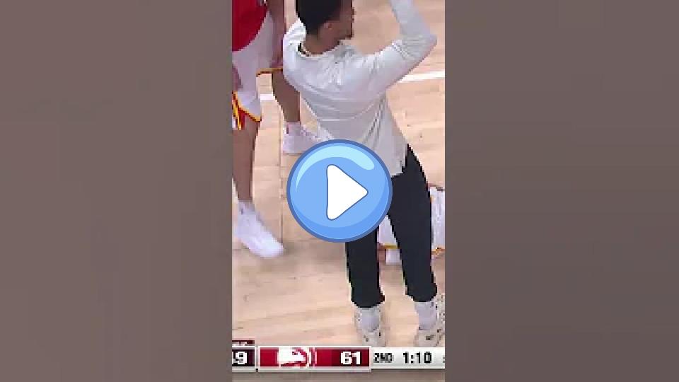 Video thumb: Mystery Injury: Trae Young Goes Down in Pain! 👀 #shorts