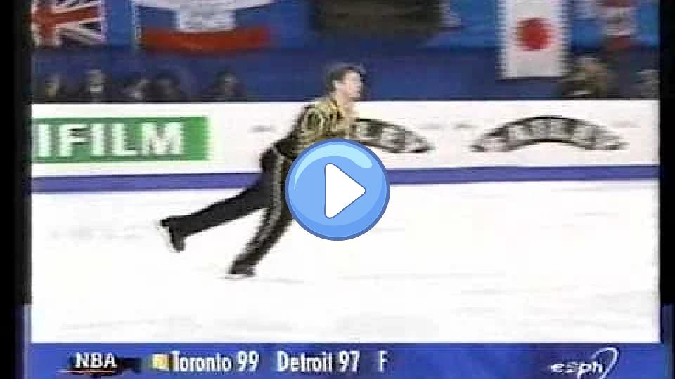 Video thumb: Aleksei Urmanov (RUS) - 1997 World Figure Skating Championships, Men's Short Program