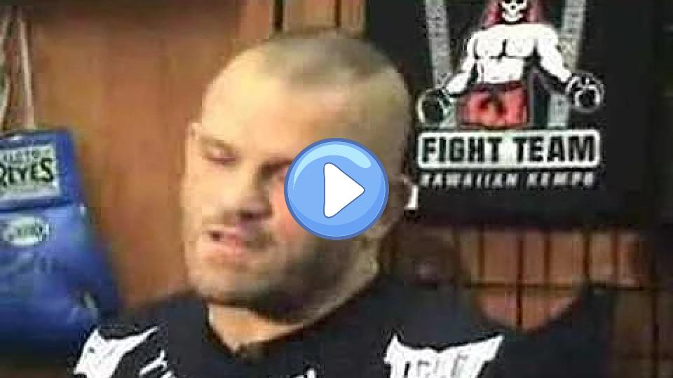 Video thumb: Chuck Liddell on injury