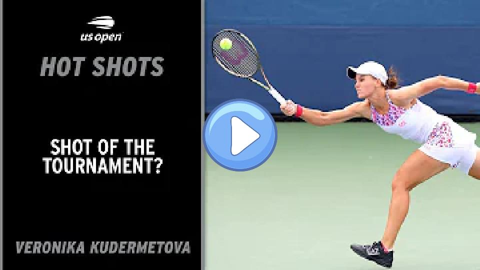 Video thumb: Veronika Kudermetova Finds Incredible Angle | 2022 US Open