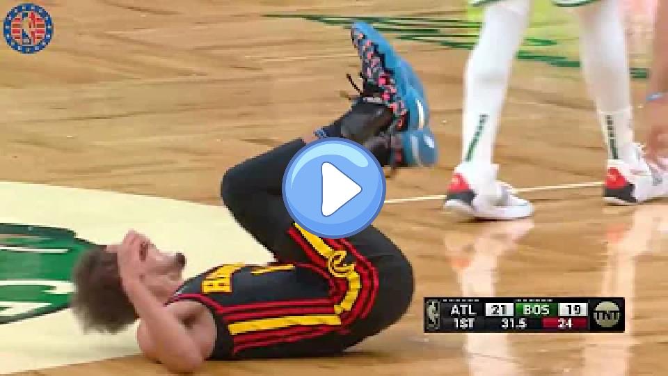 Play video: Trae Young's ankle was injured by Marcus Smart, but he then displayed admirable sportsmanship! Video thumb: Trae Young's ankle was injured by Marcus Smart, but he then displayed admirable sportsmanship!