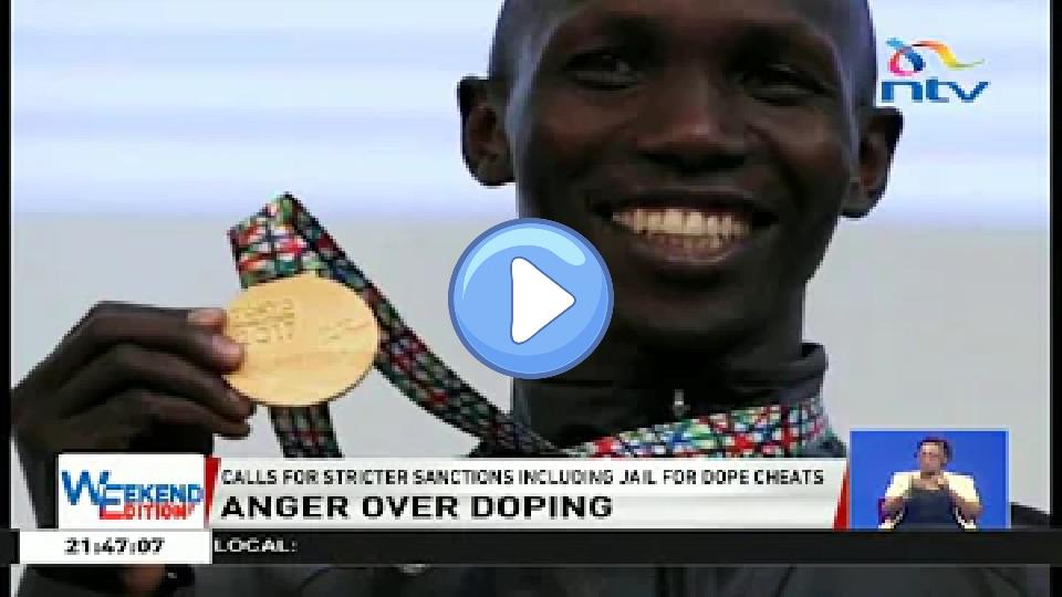 Play video: Kenyans react to Wilson Kipsang's suspension for doping. Video thumb: Kenyans react to Wilson Kipsang's suspension for doping.