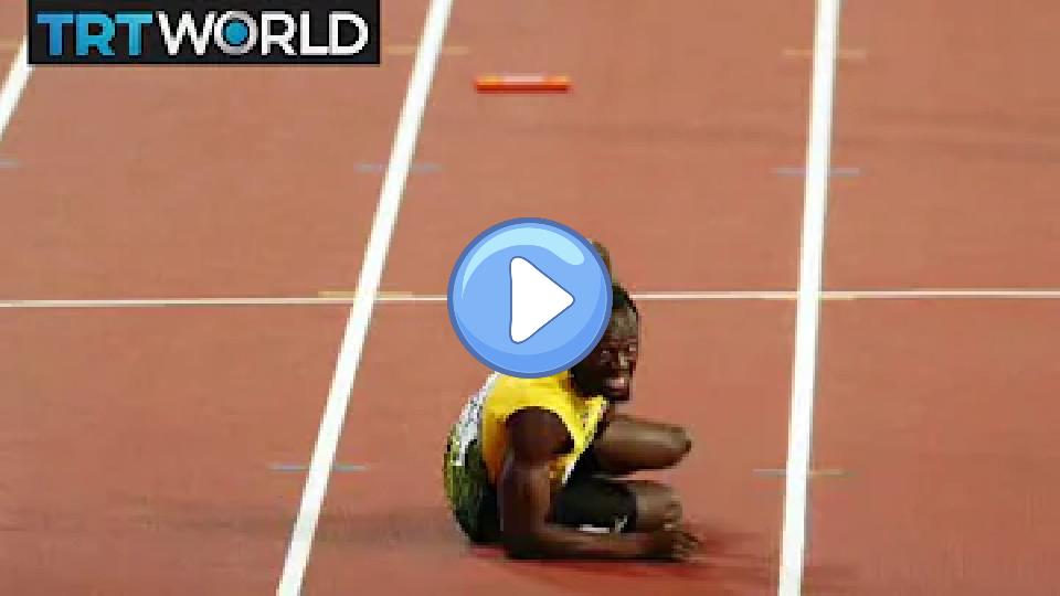 Video thumb: Bolt's Last Run: Usain Bolt Crashes Out of His Final Race