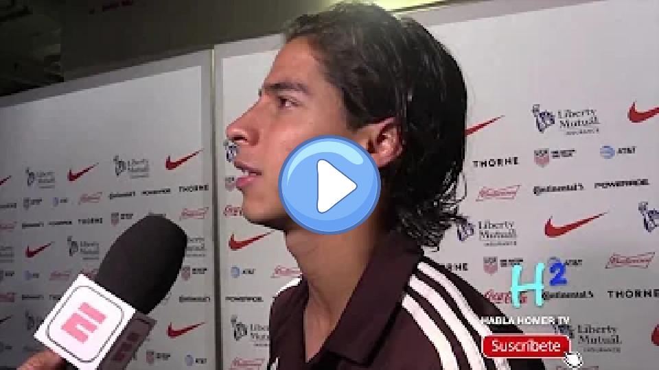 Video thumb: Diego Lainez on ALTERCATION with Matt Miazga: 