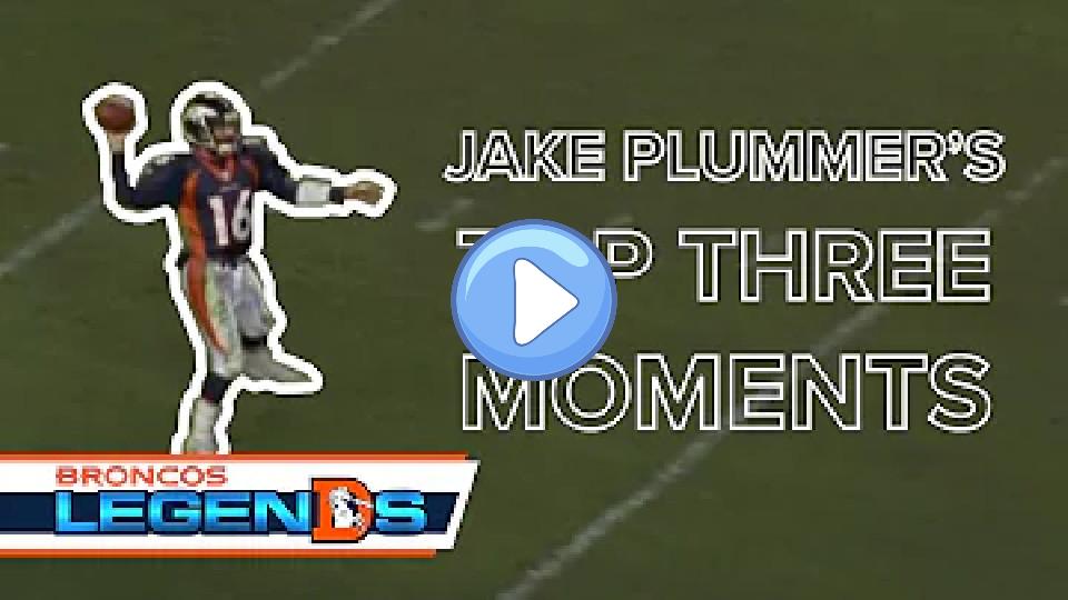 Play video: Jake Plummer counts down his three favorite moments as a Bronco | Broncos Legend Video thumb: Jake Plummer counts down his three favorite moments as a Bronco | Broncos Legend