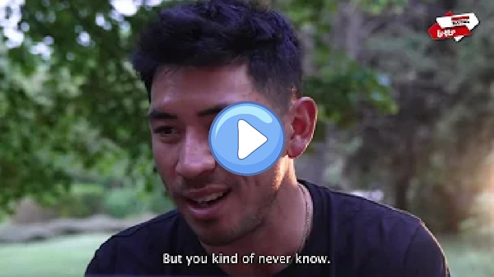 Play video: Caleb Ewan impresses but crashes on the opening stage of the Giro. Video thumb: Caleb Ewan impresses but crashes on the opening stage of the Giro.