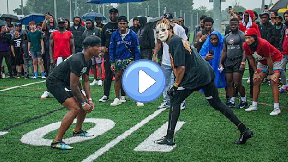 Video thumb: He pulled up wearing a mask and challenged everyone, offering $10,000 for one-on-one matches!