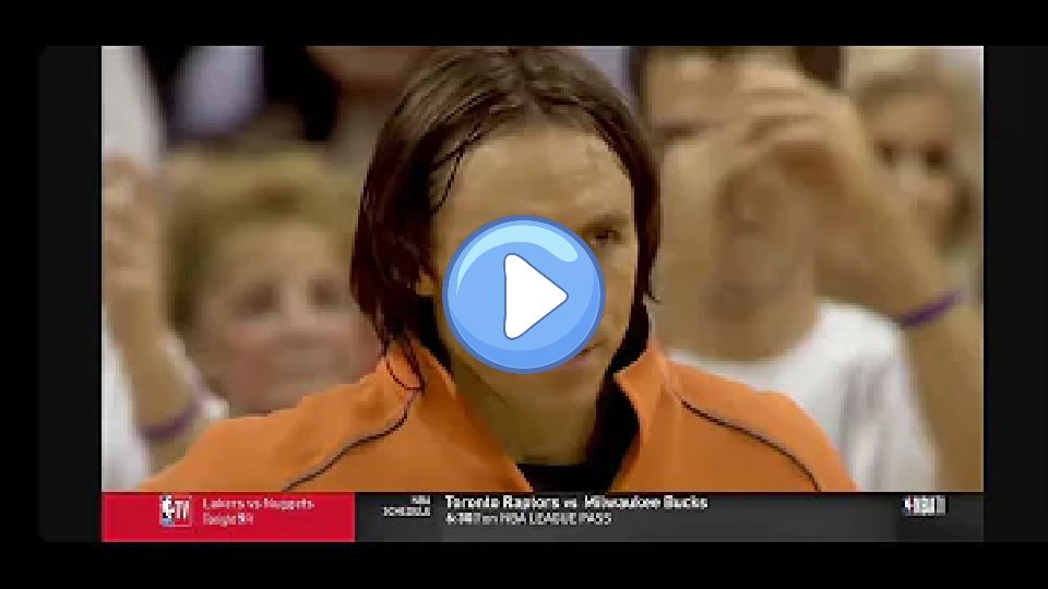 Play video: Steve Nash breaks his nose from Fisher's headbutt, then resets it on the court, grossing out C. Frye. 😆 Video thumb: Steve Nash breaks his nose from Fisher's headbutt, then resets it on the court, grossing out C. Frye. 😆