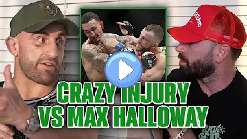 Play video: Alexander Volkanovski Fought Injured vs. Max Holloway Video thumb: Alexander Volkanovski Fought Injured vs. Max Holloway