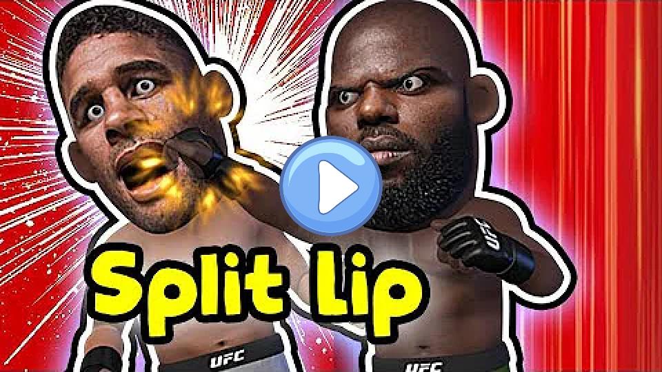 Video thumb: Alistair Overeem's frightening lip injury against Jairzinho Rozenstruik