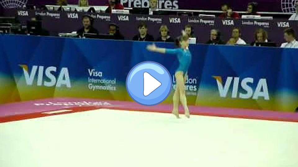 Video thumb: Anastasia Grishina (RUS) 2012 Olympic Test Event - Floor Qualification. January 11, 2012