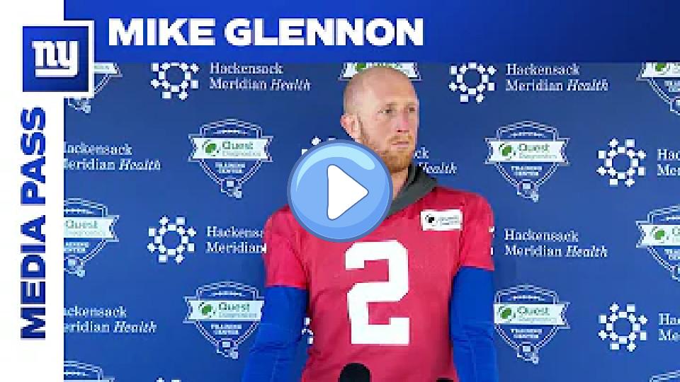 Video thumb: Mike Glennon on Starting for Injured Daniel Jones vs. Dolphins | New York Giants