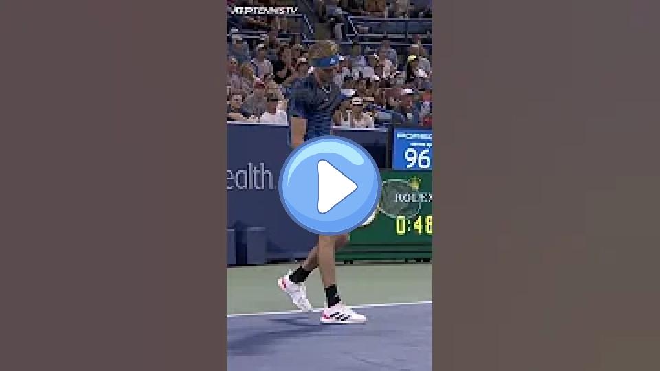 Video thumb: Zverev & Ruud Joke on Court After Announcer Reveals Their Next Opponent! #Shorts
