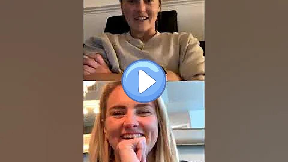 Video thumb: Caitlin Foord and Lindsey Horan chat about football on Instagram Live.