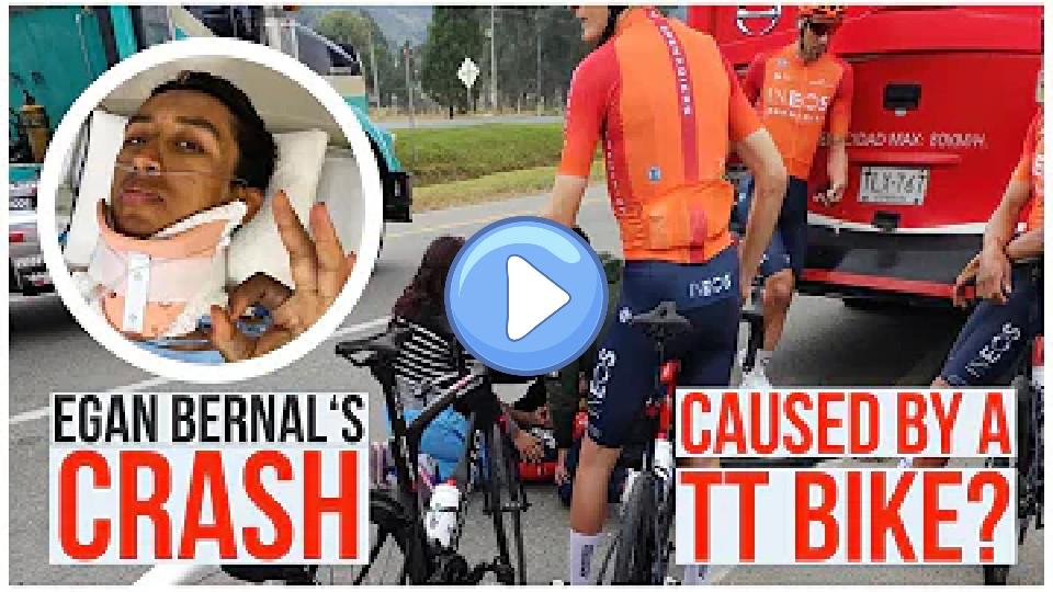 Video thumb: Egan Bernal's Crash & Other TT-Bike Crashes | Videos & Controversies