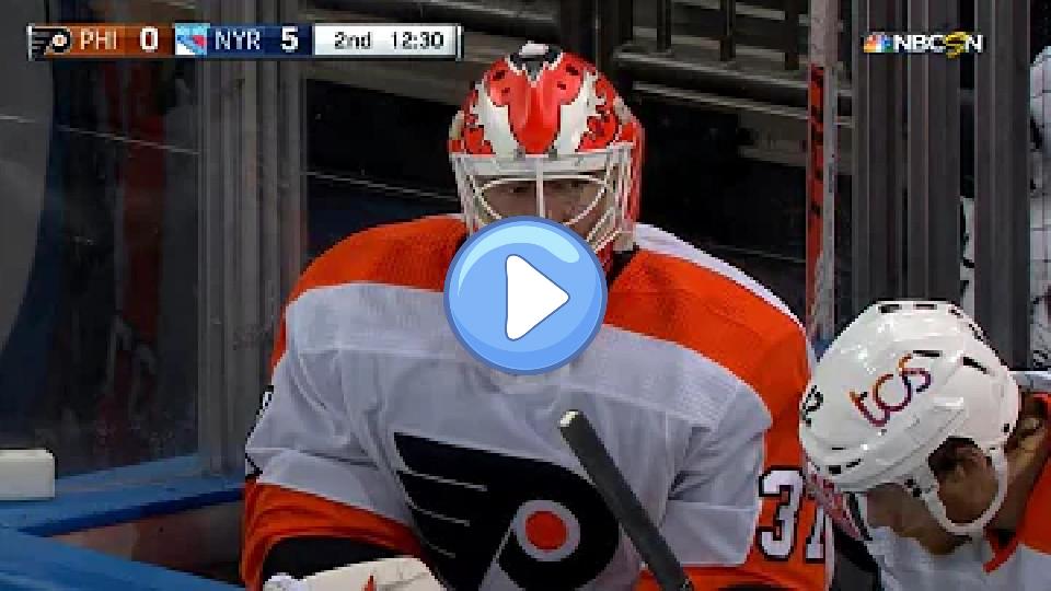 Video thumb: Flyers' Goaltending Problems Continue as Brian Elliott is Pulled After Allowing 5 Goals