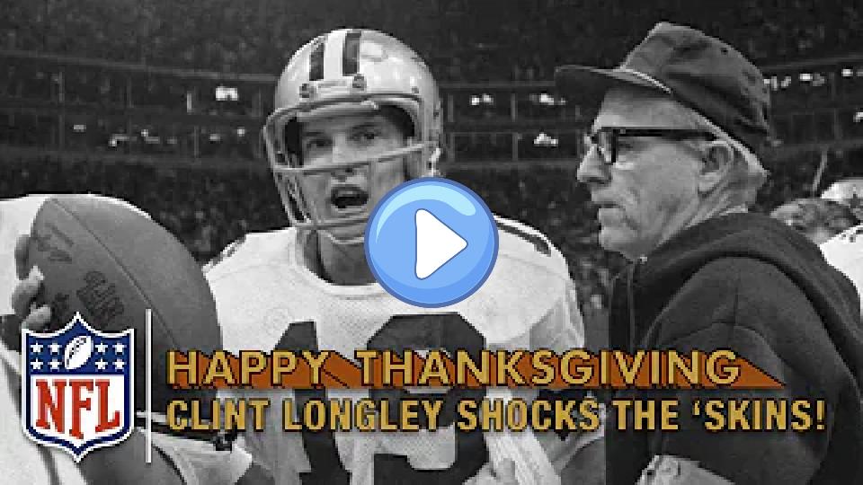 Video thumb: Clint Longley Replaces Roger Staubach and Shocks the Redskins! (1974) | NFL on Thanksgiving
