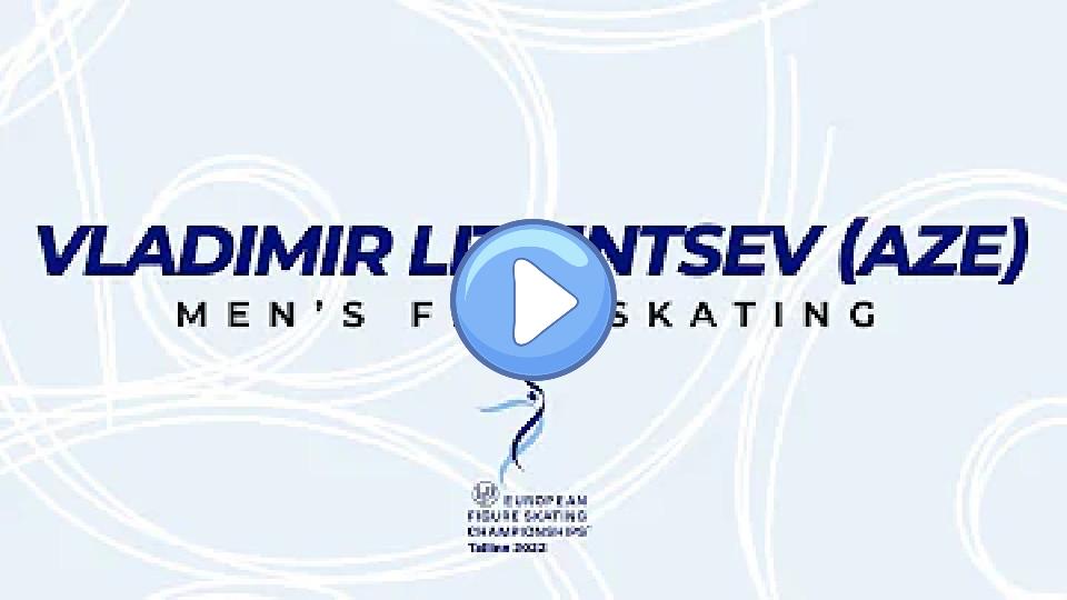 Video thumb: Vladimir Litvintsev (AZE) | Men's FS | ISU European Figure Skating Championships 2022 | #EuroFigure