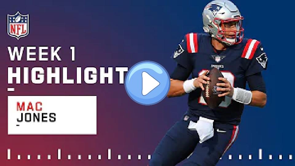 Play video: Every Mac Jones Play from NFL Debut | 2021 NFL Highlights Video thumb: Every Mac Jones Play from NFL Debut | 2021 NFL Highlights