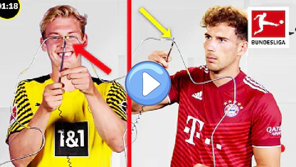 Video thumb: Leon Goretzka vs. Julian Brandt - Buzz Wire Challenge