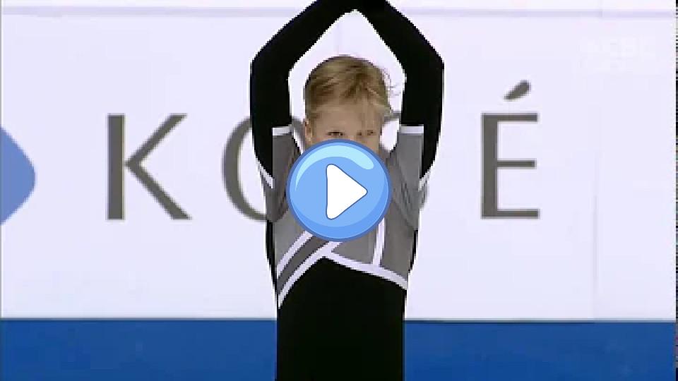 Play video: Stephen Gogolev's short program at the 2019 World Junior Figure Skating Championships. Video thumb: Stephen Gogolev's short program at the 2019 World Junior Figure Skating Championships.