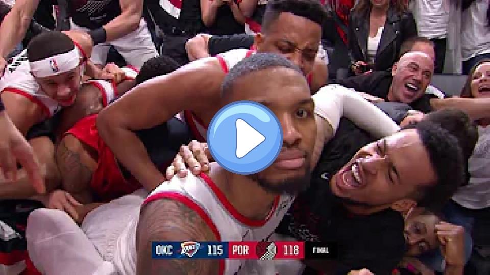 Video thumb: Damian Lillard DOMINATES the Thunder with EPIC GAME-WINNER - Game 5 | April 23, 2019