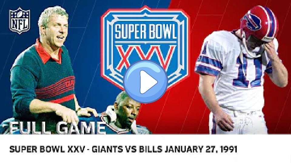 Video thumb: Super Bowl XXV | Bills vs. Giants 