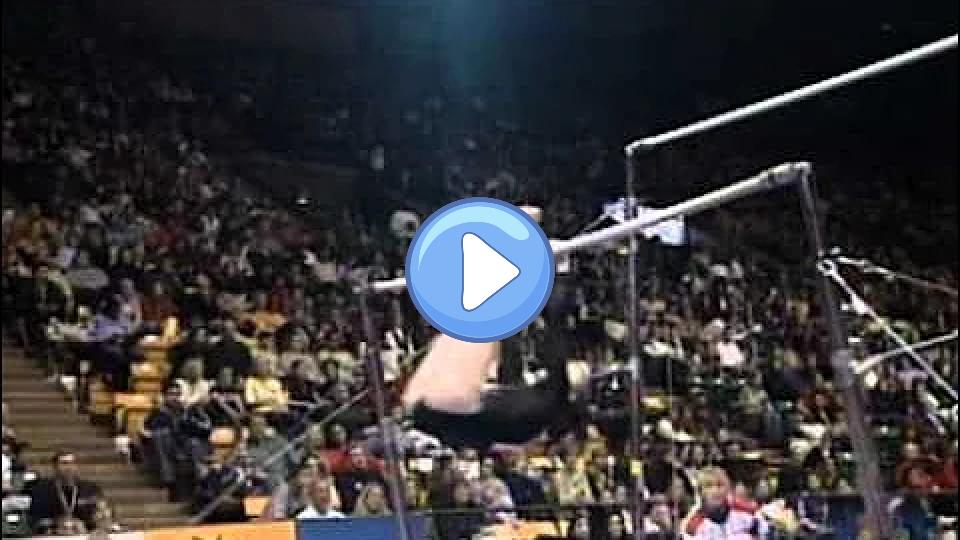 Video thumb: Elena Zamolodchikova - Uneven Bars - 2003 Visa American Cup