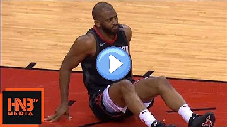 Video thumb: Chris Paul's leg injury during Rockets vs. GS Warriors Game 5