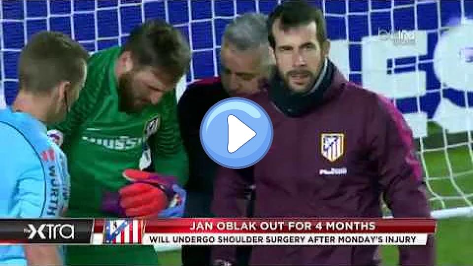 Video thumb: Jan Oblak Requires Shoulder Surgery