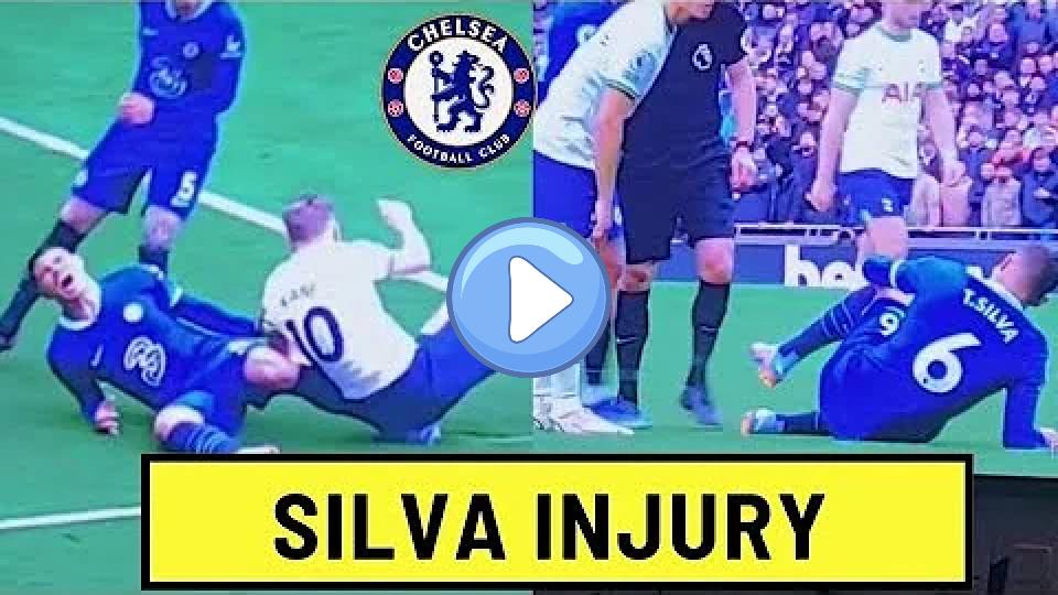 Video thumb: Thiago Silva Injury vs Tottenham