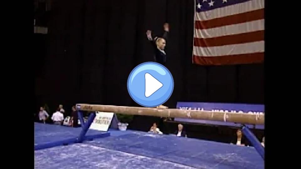 Video thumb: Courtney McCool - Balance Beam - 2004 U.S. Gymnastics Championships - Women's - Day 1