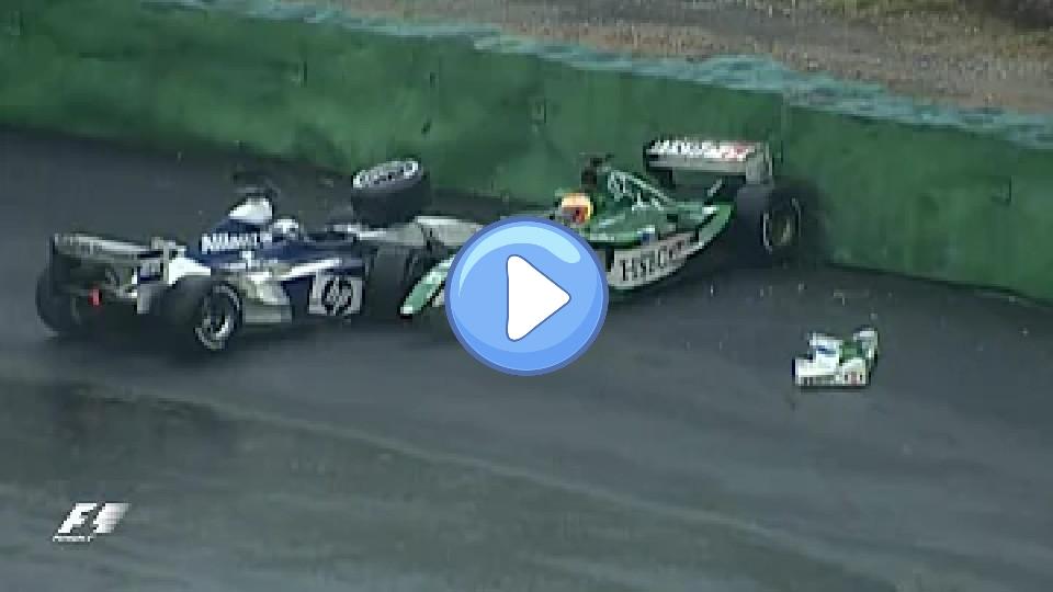 Video thumb: Fisichella Wins Amid Interlagos Chaos | 2003 Brazilian Grand Prix