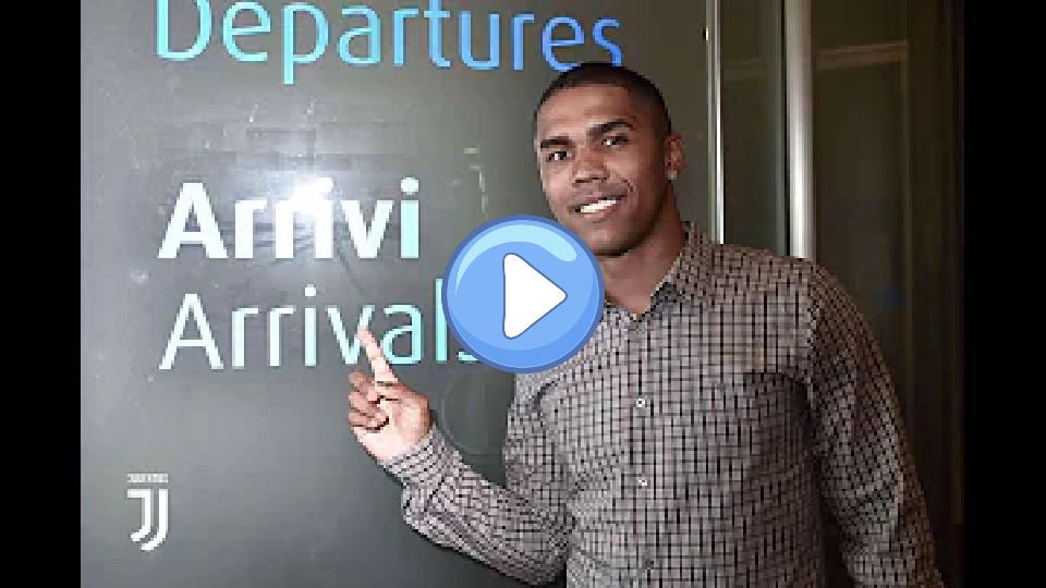 Video thumb: Douglas Costa arrives in Turin!