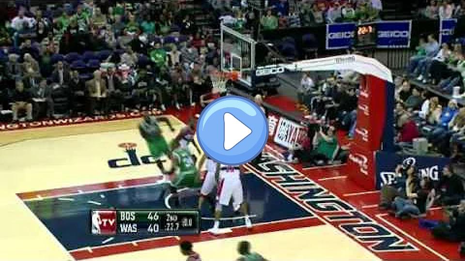 Video thumb: Boston Celtics vs. Washington Wizards (2011-12 Season) - Ray Allen Injured