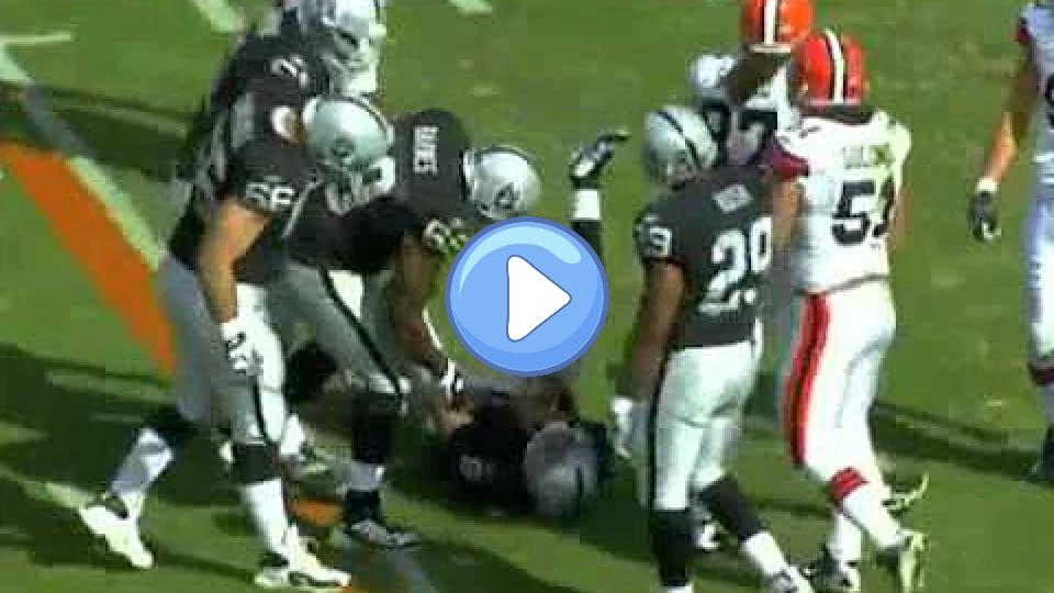 Video thumb: Jason Campbell Collarbone Injury - Safe Fall, LLC