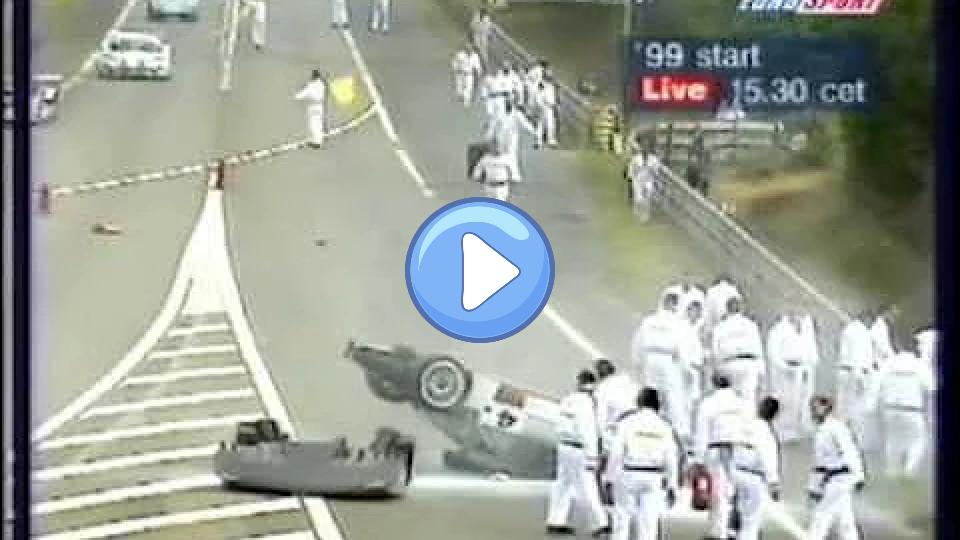 Video thumb: 1999 - Le Mans - Aftermath of Mark Webber's warm-up accident