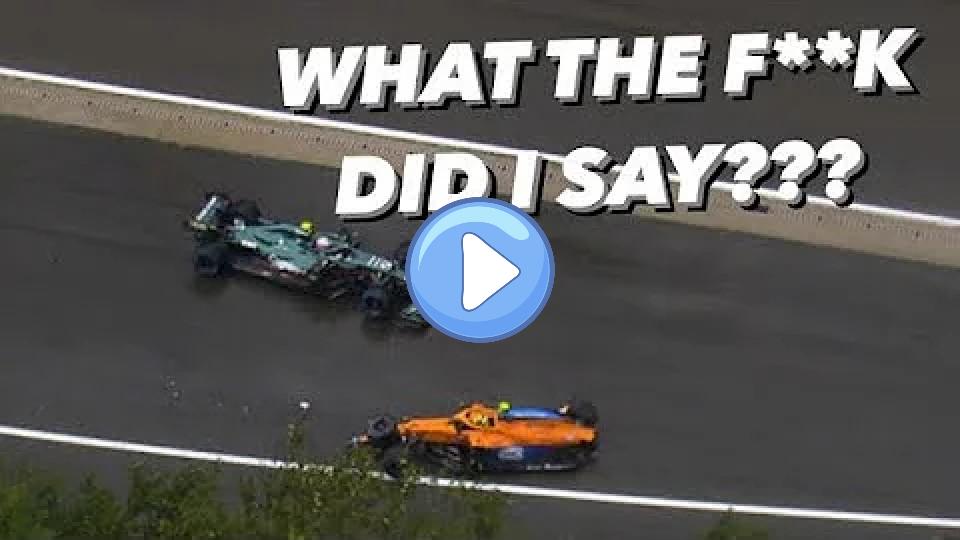 Video thumb: Vettel's Angry Team Radio After Lando Norris Spa Crash